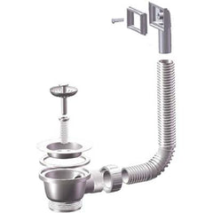 Piletta Minibasket Lavello Inox + Troppo Pieno 2 Pz