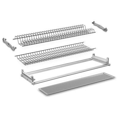 Scolapiatti Scolabicchieri Acciaio Nichelato