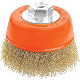 Spazzola Acciaio A Tazza + Filetto 7700 Wokin 2 Pz