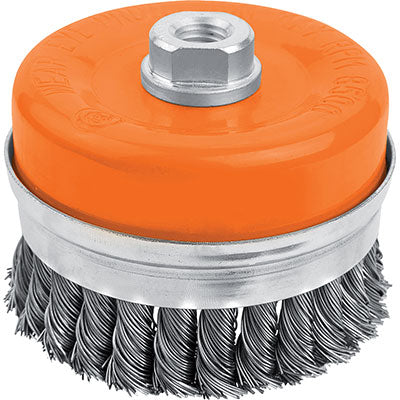 Spazzola Acciaio Ritorto A Tazza + Fil 7702 Wokin 2 Pz